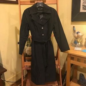 Vintage Black Trenchcoat